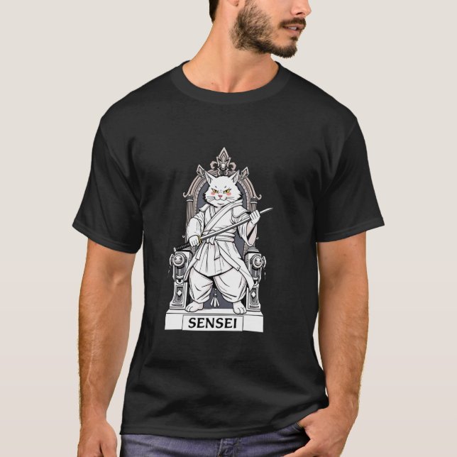 Camiseta Gato Sensei (Frente)