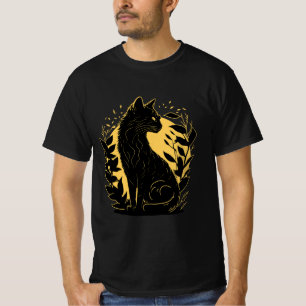 Camiseta Gato Sentado