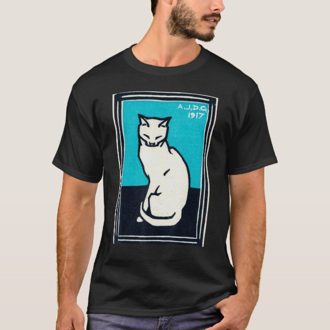 Camiseta Gato Sentado 1917 (Frente)