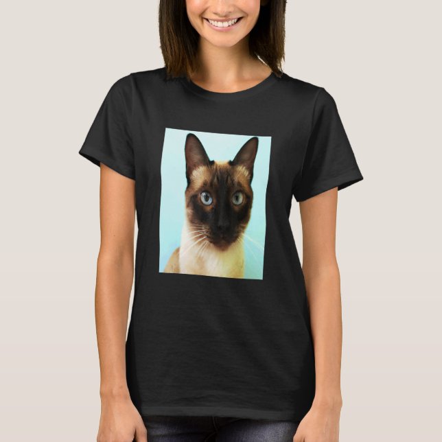 Camiseta Gato siamês (Frente)