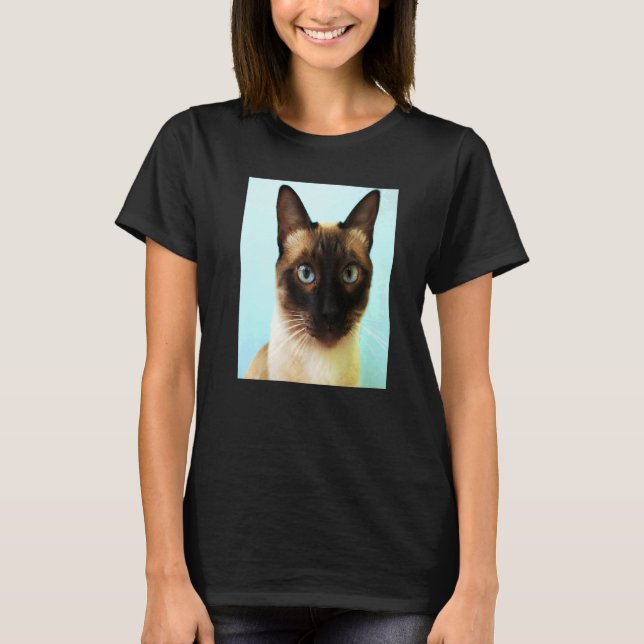 Camiseta Gato siamês (Frente)