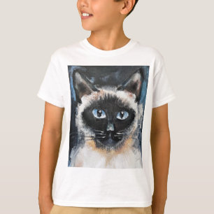 Camiseta gato siamês