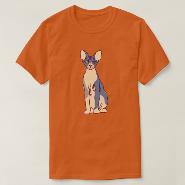 Camiseta Gato Siamês (Frente do Design)
