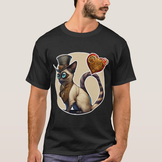 Camiseta Gato Siamês (Frente)