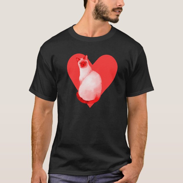 Camiseta Gato Siames (Frente)
