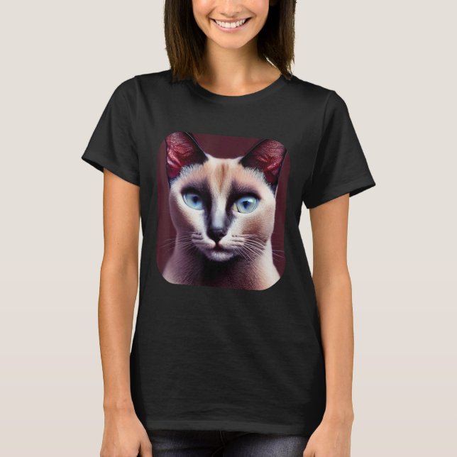 Camiseta Gato siamês 2 (Frente)