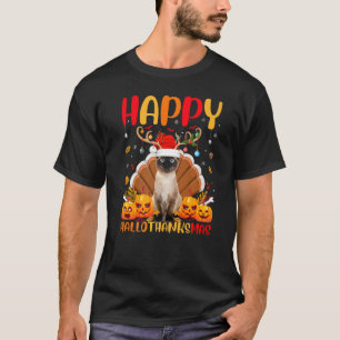 Camiseta Gato Siames Animal Gato Siames Feliz Hellothanksma