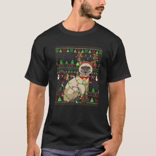 Camiseta Gato Siamês Cat Lover Familiar Correspondente a G