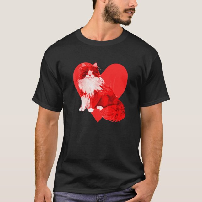 Camiseta Gato Siberiano (Frente)