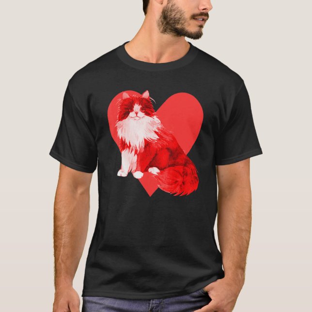 Camiseta Gato Siberiano (Frente)