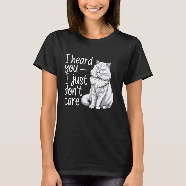 Camiseta Gato Siberiano Hilário (Frente)