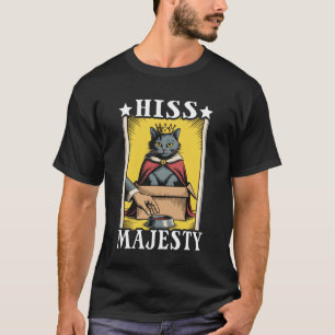 Camiseta Gato Sibila Majestade Amante de Gato na Caixa Engr
