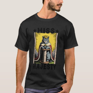 Camiseta Gato Sibila Majestade Poste de Arranhar Árvore Gat