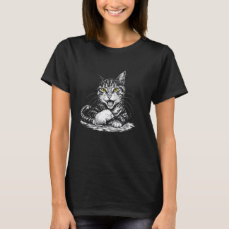Camiseta Gato Sibilando para o Rato, Antissocial Legal Irri