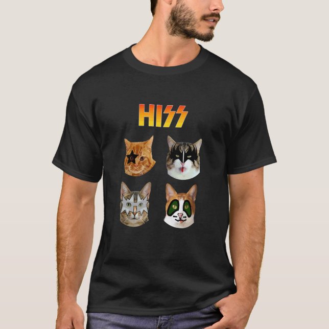 Camiseta Gato Silvo  Gato E Música (Frente)