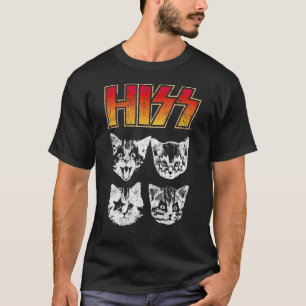 Camiseta Gato Silvo Gatos Gatinhos Música Rock Gato Silvo