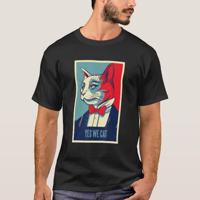 Camiseta Gato - Sim, nós gatos (Frente)