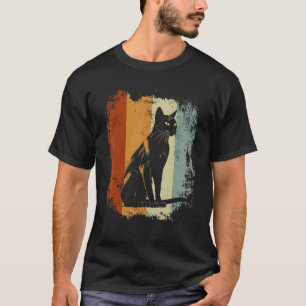 Camiseta Gato Singapura Vintage Retrô