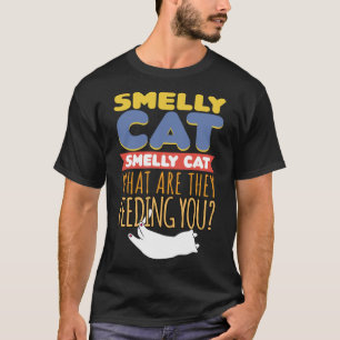 Camiseta Gato Smelly Sarcasm Cita Gato Humoroso Proprietári