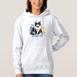 Camiseta Gato Smoking Elegante