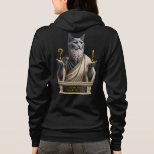 Camiseta Gato Socrates Azul Russo