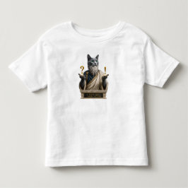 Camiseta Gato Socrates Azul Russo