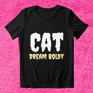 Camiseta Gato Sonho Incrivelmente Engraçado Retro Personali