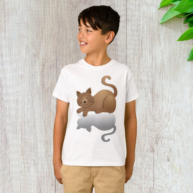 Camiseta Gato Sonolento (Criador carregado)