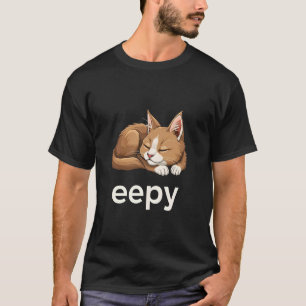 Camiseta Gato Sonolento Meme Engraçado Bobo Gatinho