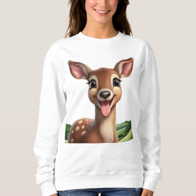 Camiseta Gato sorridente bonito (Frente)