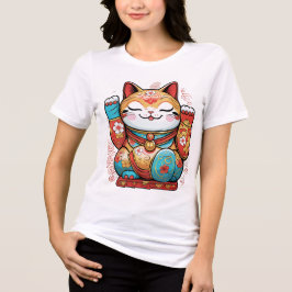 Camiseta Gato Sortudo Japonês (Maneki-neko) – Símb