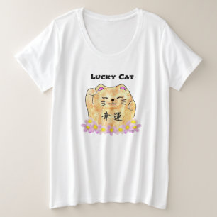 Camiseta Gato Sortudo (Maneki Neko)