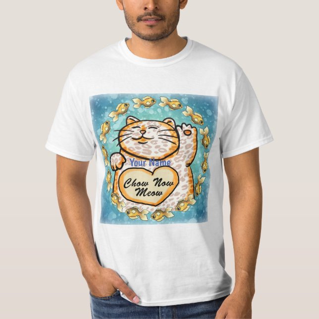 Camiseta Gato Sortudo Mia  (Frente)