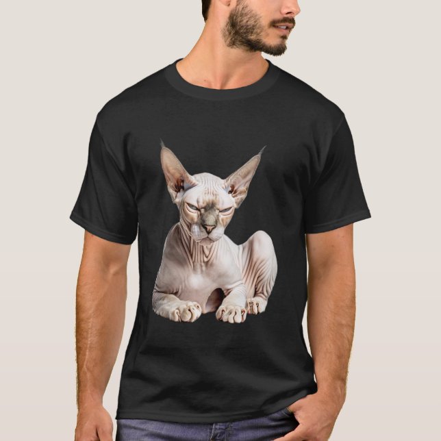 Camiseta Gato Sphynx (Frente)