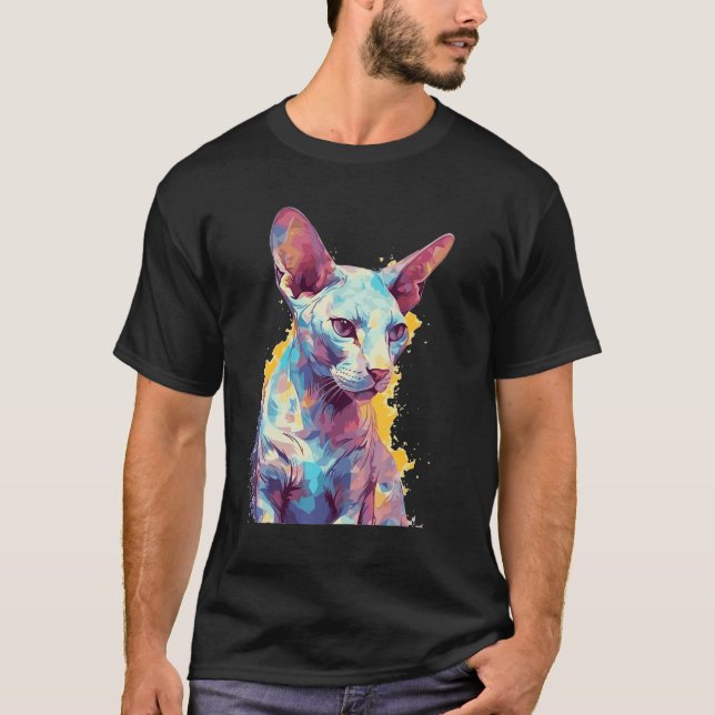 Camiseta Gato Sphynx 1 (Frente)