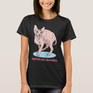 Camiseta Gato Sphynx Cat Avó Proprietário de Gatos Sphynx