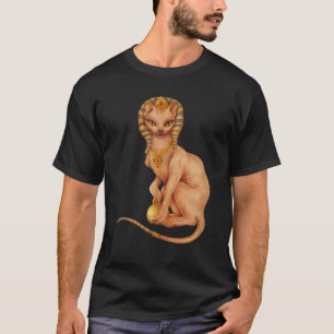 Camiseta Gato Sphynx Fantasiado de Egípcio Para Gato