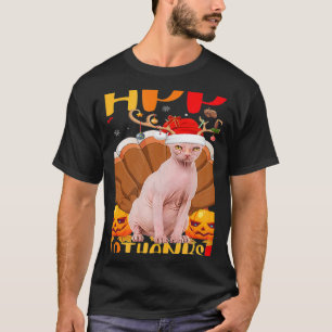 Camiseta Gato Sphynx Feliz Gato Sphynx Hellothanksmas