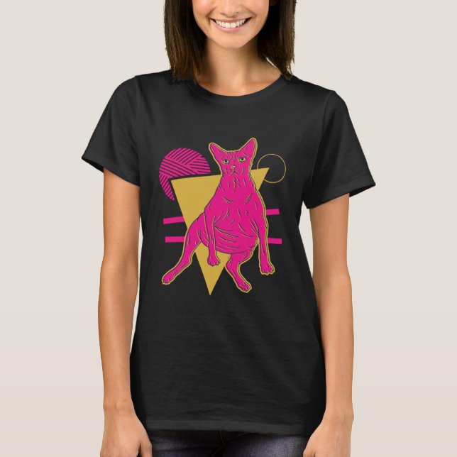 Camiseta Gato Sphynx Gatinho (Frente)