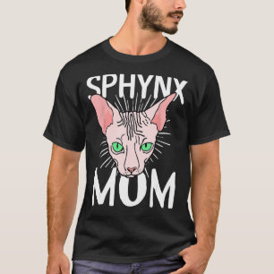 Camiseta gato Sphynx mãe sem cabelo Criança Sphynx Kitten