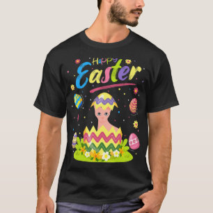 Camiseta Gato Sphynx Ovo de Páscoa Gato Sphynx Feliz Páscoa