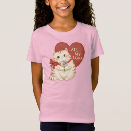 Camiseta Gato Tabby Todo o Meu Amor