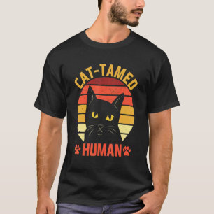 Camiseta Gato Tampe Amigos de Gato Humanos Gatinhos Piadas