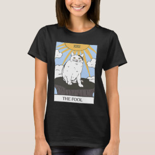 Camiseta Gato Tarot O Gato De Memória Tolo