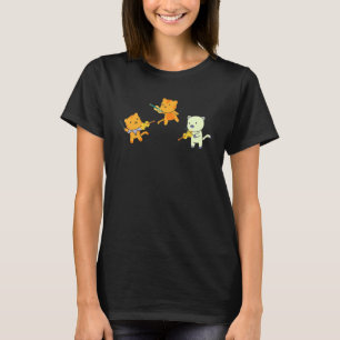Camiseta Gato Tocando Violino Celo Gato Violinista Tocando 
