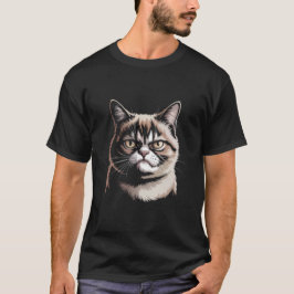 Camiseta Gato Triste 😿 – Designs de Gatos Emocionais e Rel