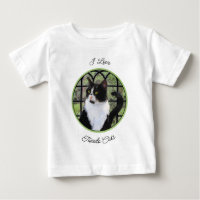 Gato Tuxedo na Janela Pintura Arte Animal Original