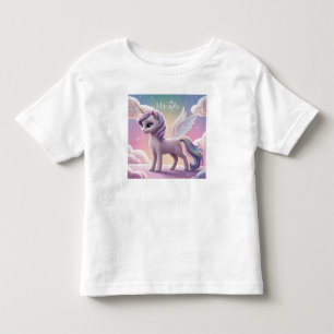 Camiseta Gato Unicórnio Arco-íris Personalizado