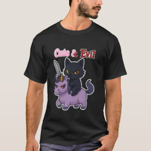 Camiseta Gato Unicórnio Engraçado Divertido Travesso Capric