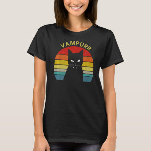 Camiseta Gato Vampurr Dentes de Vampiro Gato Fantasia de Ha